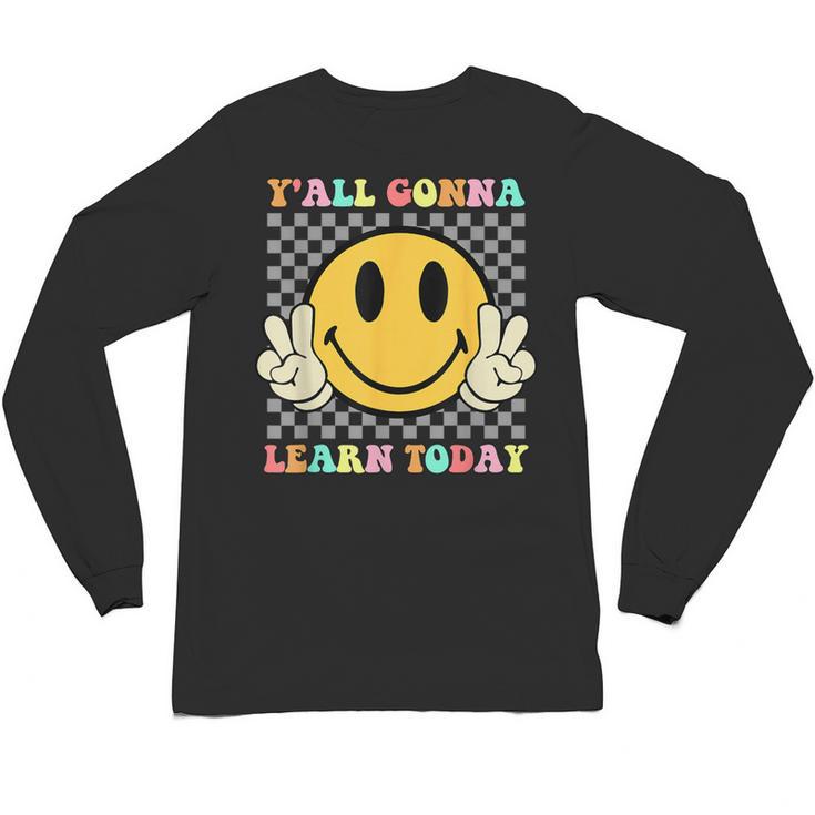 You All Gonna Learn Today Shirt Retro Groovy Teacher Life Unisex Long Sleeve T-Shirt, trending gift You All Gonna Learn Today Shirt Retro Groovy Teacher Life Unisex Long Sleeve T-Shirt, trending gift
