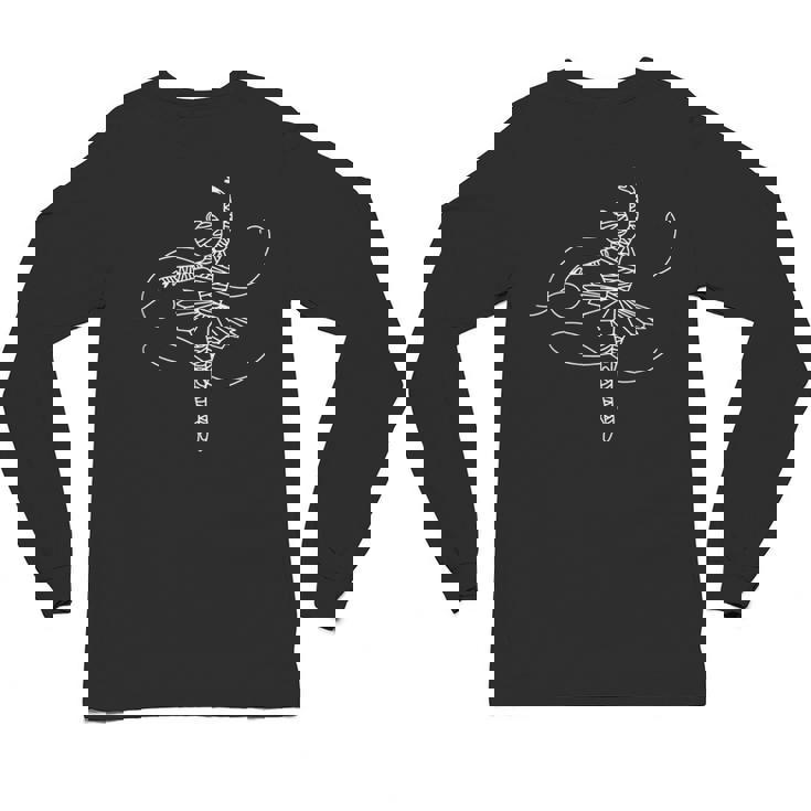 Halloween Ballet Mummy Ballerina Spooky Dance Teacher Women Unisex Long Sleeve T-Shirt