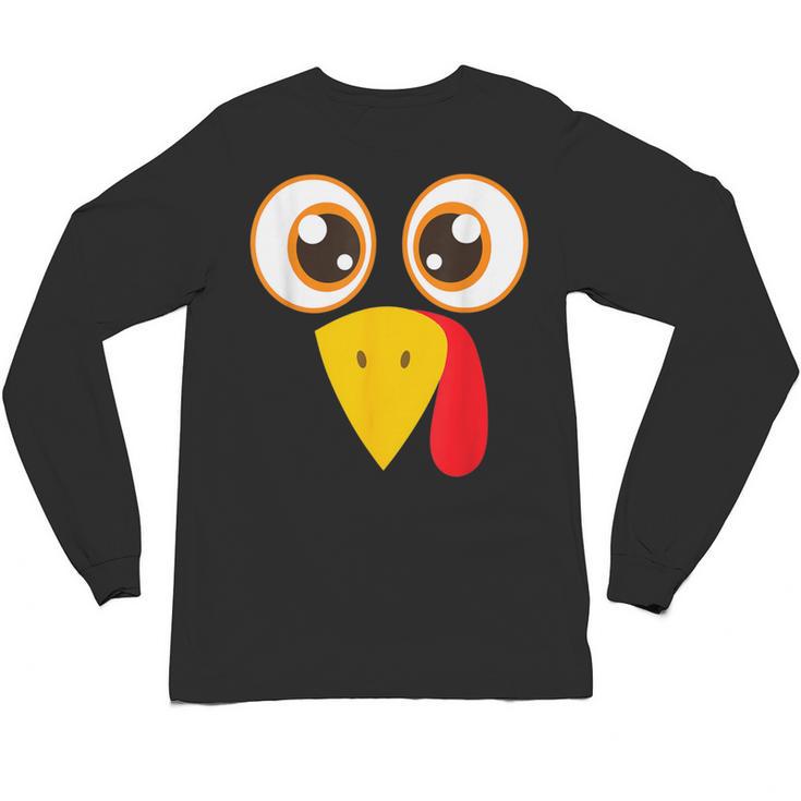 Hilarious Turkey Halloween Thanksgiving Teacher Nurse Unisex Long Sleeve T-Shirt
