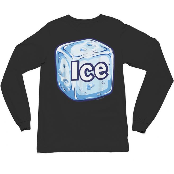 Ice Halloween Pun Costume Easy Lazy Team Group Teacher Unisex Long Sleeve T-Shirt