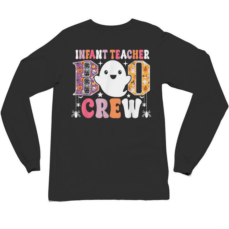 Infant Teacher Boo Crew Halloween Costume Unisex Long Sleeve T-Shirt