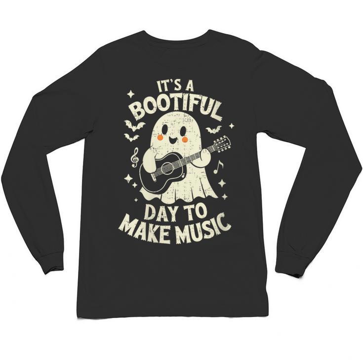 It's A Bootiful Day To Make Music Halloween Music Teacher Unisex Long Sleeve T-Shirt