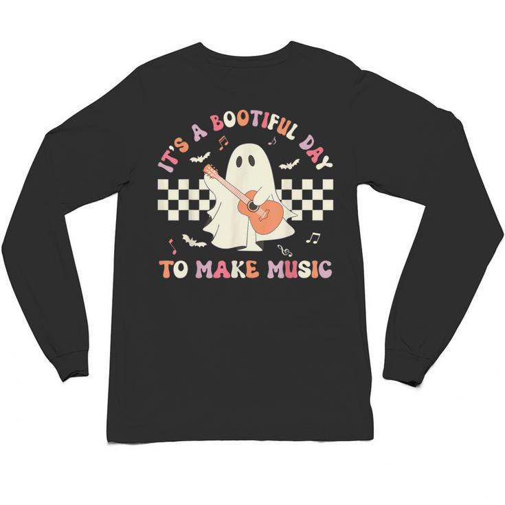 It's A Bootiful Day To Make Music Teacher Musician Halloween For Men Women Kids Unisex Long Sleeve T-Shirt, trending gift