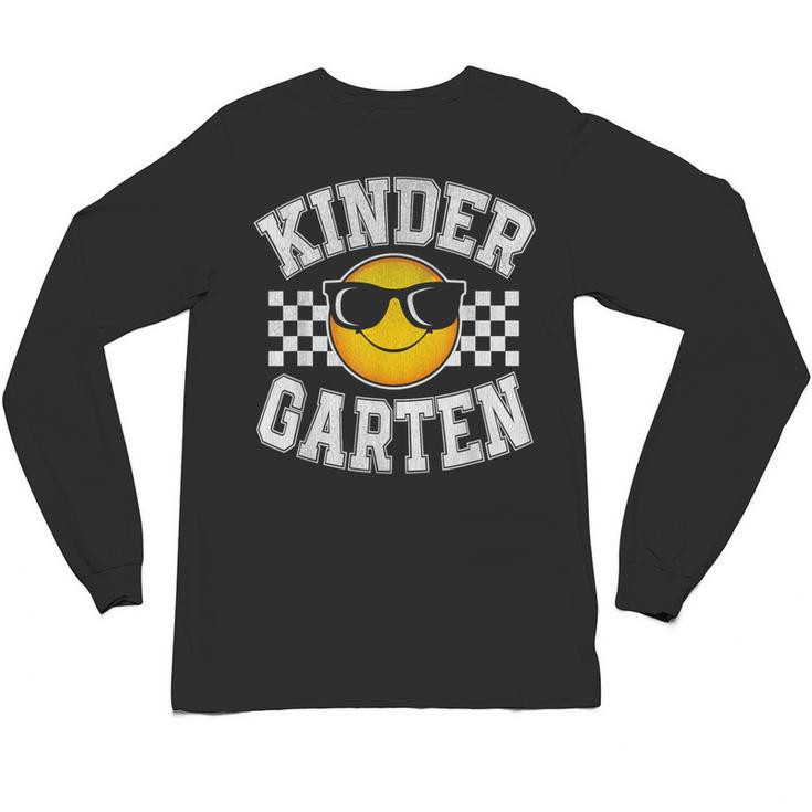 Kindergarten Teacher First Day Of Kinder Back To School Unisex Long Sleeve T-Shirt