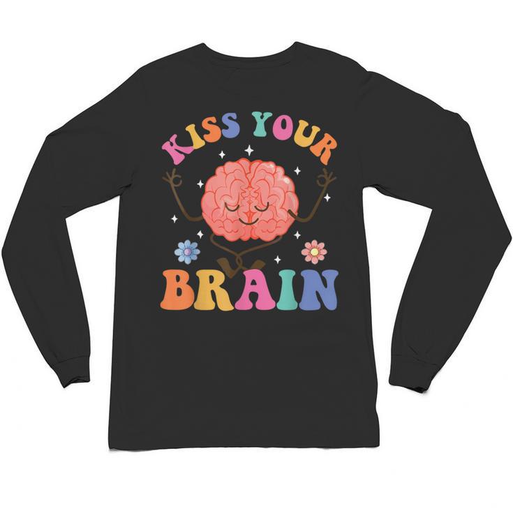 Kiss Your Brain Sped Teacher Appreciation Back To School Kid Unisex Long Sleeve T-Shirt