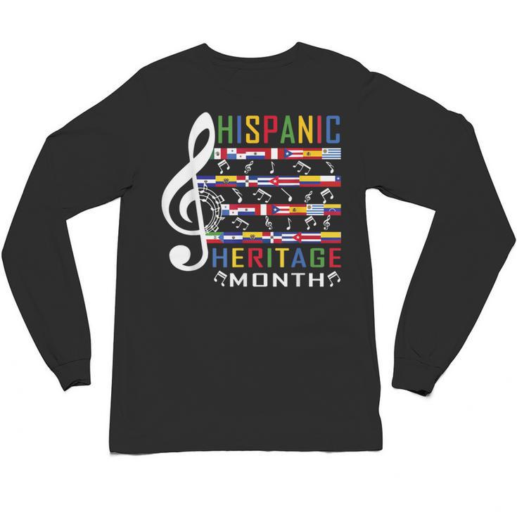 Music Teacher Kid National Hispanic Heritage Month Unisex Long Sleeve T-Shirt