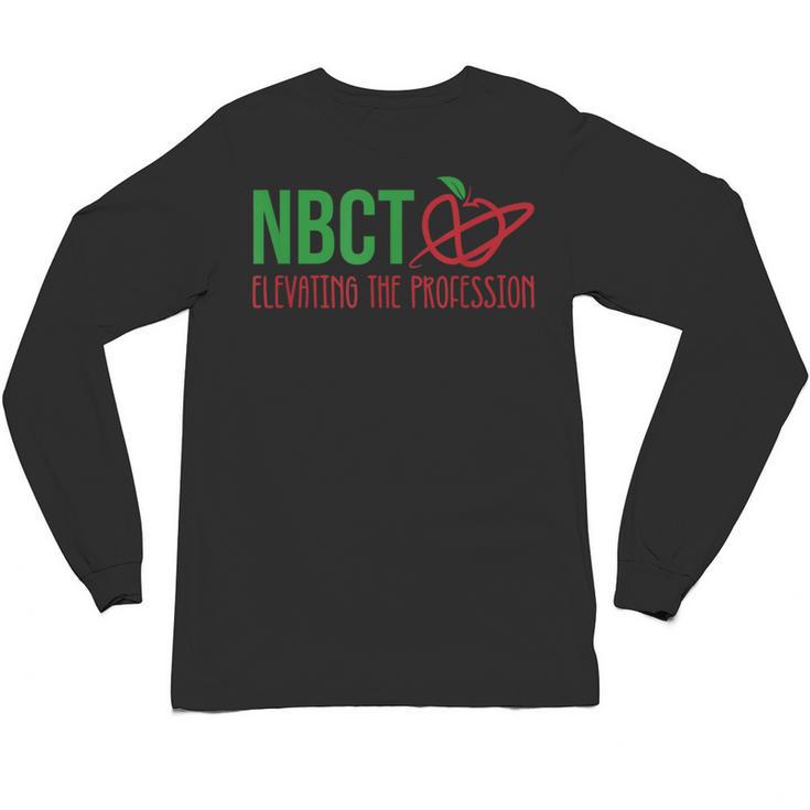 National Board Certified Teacher Minimalist Apple T-Shirt For Men Women Unisex Long Sleeve T-Shirt