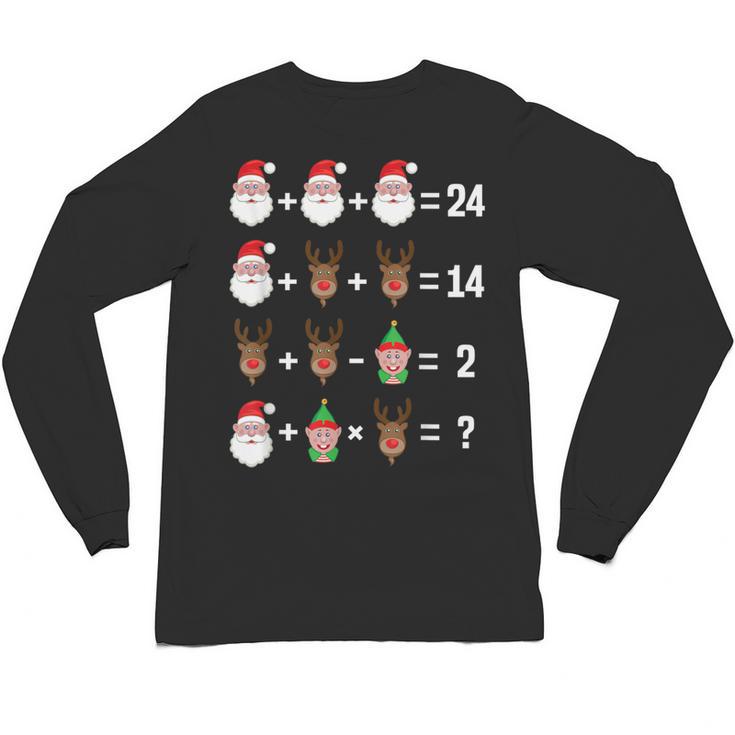Order Of Operations Math Teacher Christmas Unisex Long Sleeve T-Shirt