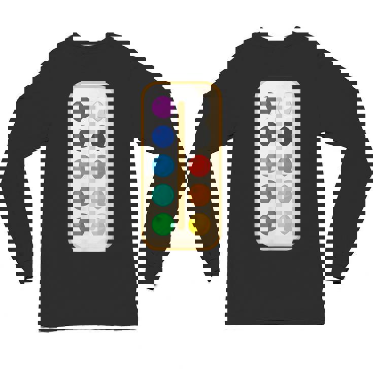 Paint Palette ArtSet Halloween Costume For Teachers Students For Men Women Kids Unisex Long Sleeve T-Shirt