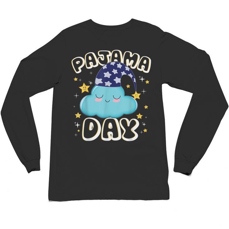 Pajama Day School Spirit Week Fun Cloud Teacher Student Unisex Long Sleeve T-Shirt