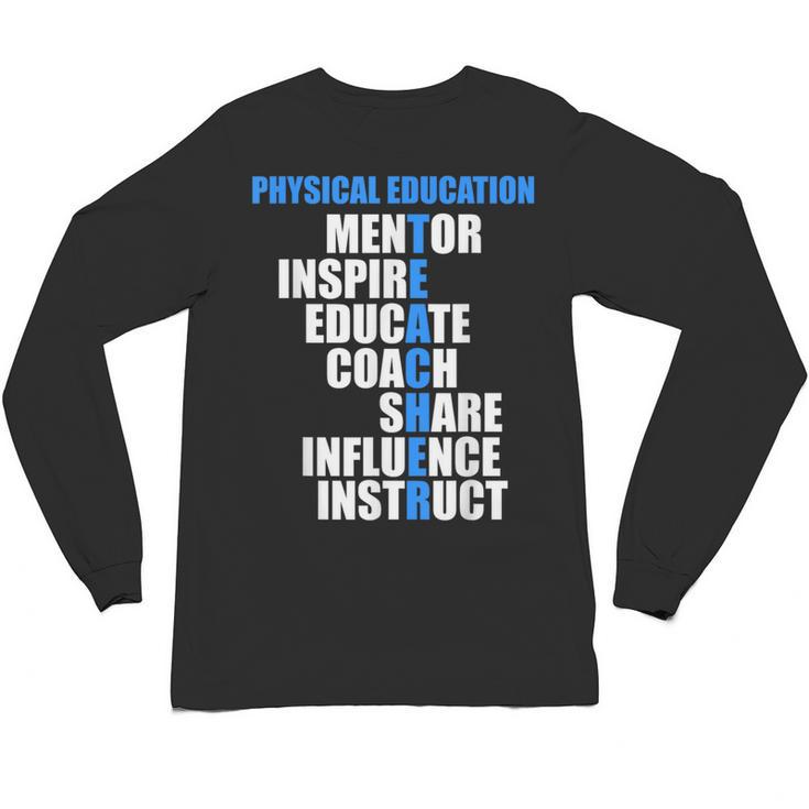 PE Physical Education Teacher For PE Teacher Unisex Long Sleeve T-Shirt