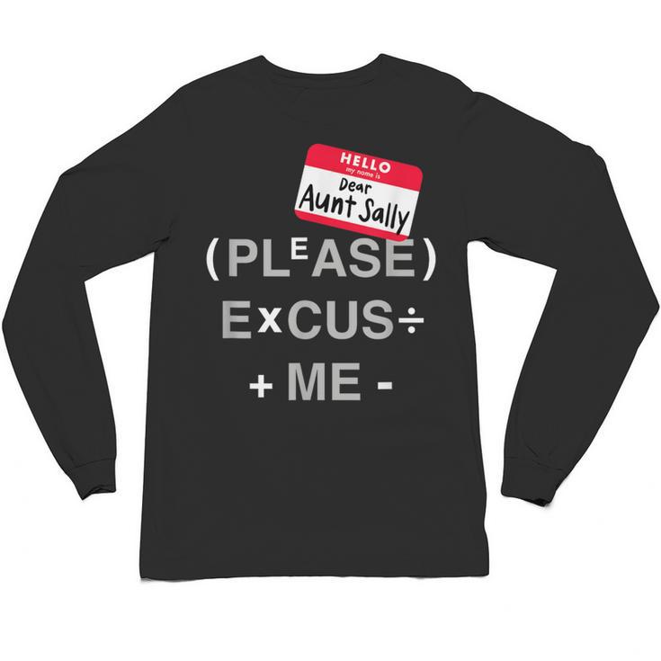 PEMDAS Math Teacher Halloween Costume Unisex Long Sleeve T-Shirt