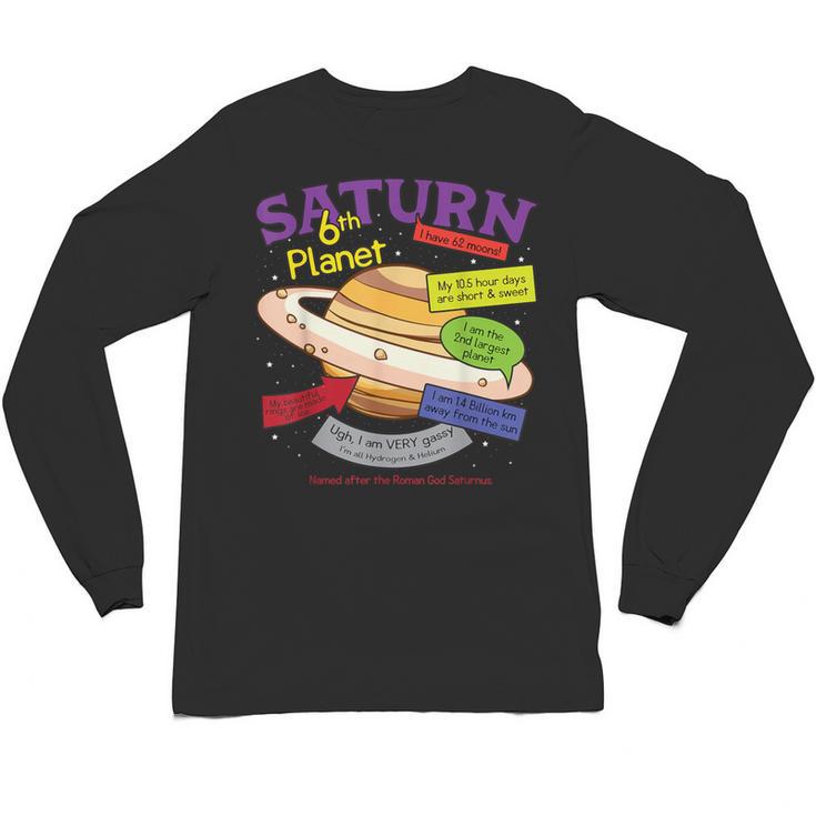 Perfect Planets Teachers Shirts Saturn For Solar System Unisex Long Sleeve T-Shirt