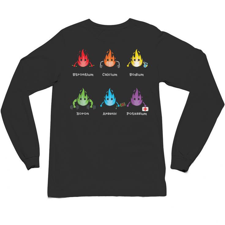 Periodic Elements Chemistry Lovers Science Teacher Unisex Long Sleeve T-Shirt