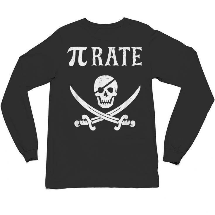 Pi Day Pi Rate Pirate For Teachers Unisex Long Sleeve T-Shirt
