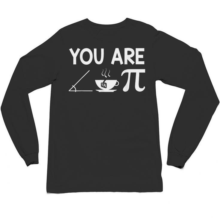 Pi Day Shirt Women Teacher 2022 Math Cutie Pie Acute Tea Pie Unisex Long Sleeve T-Shirt