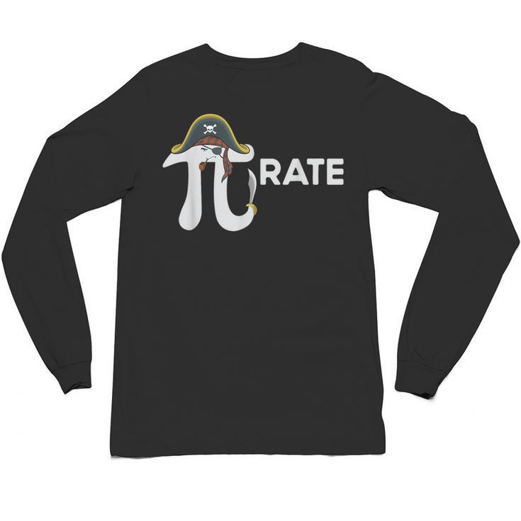 Pirate Pi Math Pie Halloween Costume Teacher Men Women Unisex Long Sleeve T-Shirt
