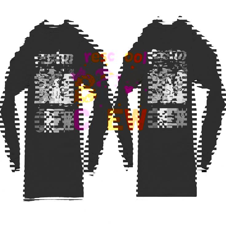 Preschool Boo Crew Preschool Halloween Teacher Kids Unisex Long Sleeve T-Shirt