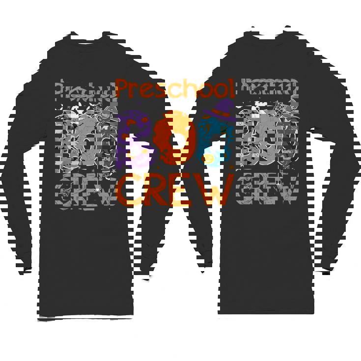 Preschool Boo Crew Preschool Halloween Teacher Kids Unisex Long Sleeve T-Shirt