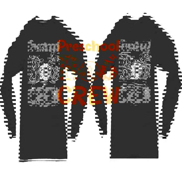 Preschool Boo Crew Halloween Teachers Students Costume Unisex Long Sleeve T-Shirt