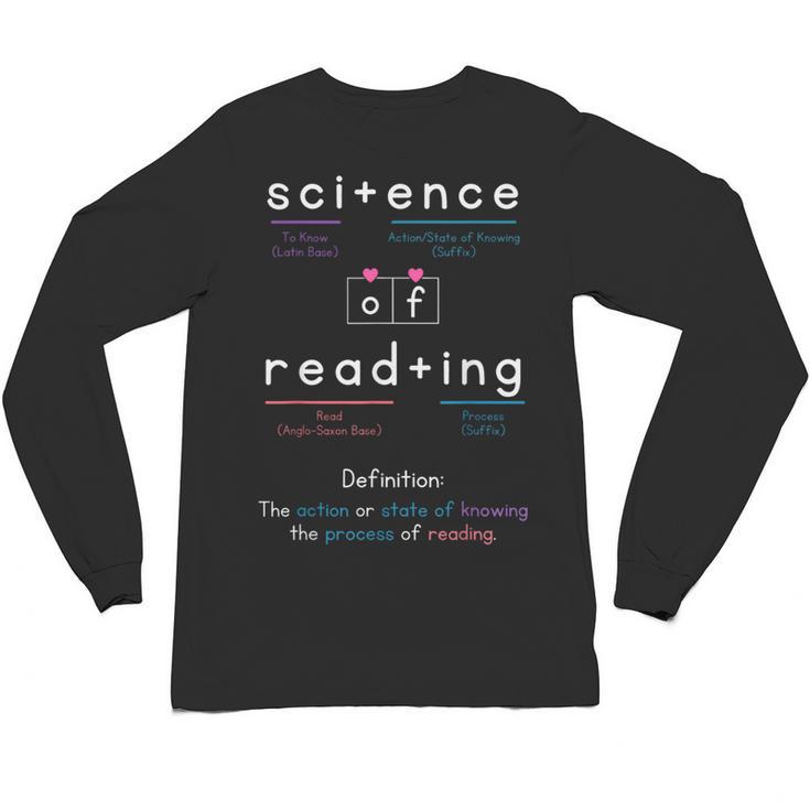 Science Of Reading Morphology Syllable Intervention Teacher Unisex Long Sleeve T-Shirt