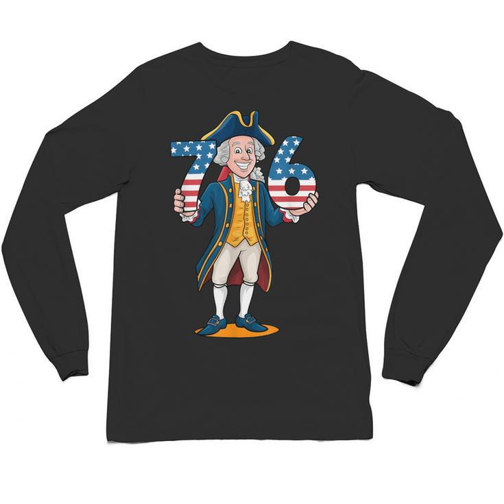 Six Seven 6 7 7 6 George Washington Teacher American Unisex Long Sleeve T-Shirt