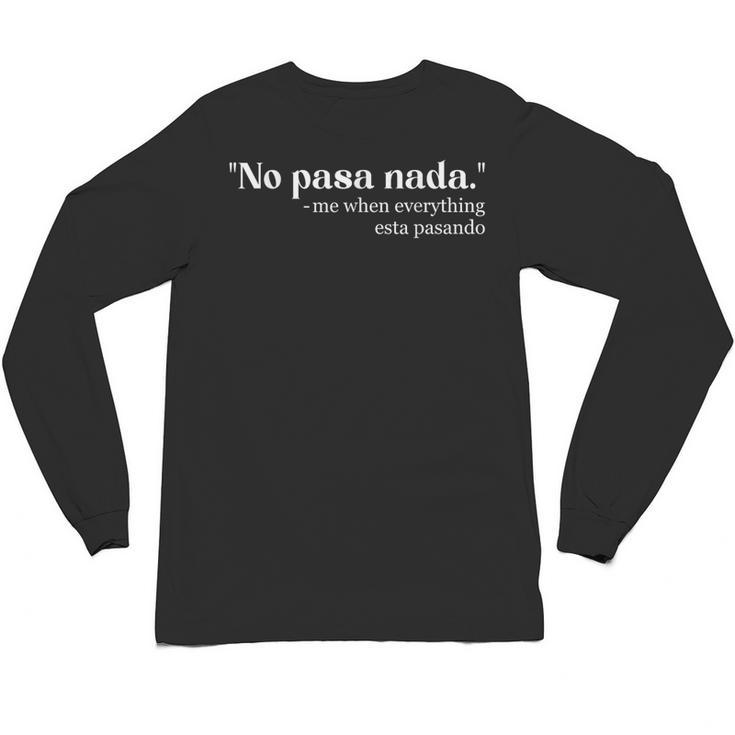 Spanglish Mexican Spanish Teacher Bilingual Spanglish Unisex Long Sleeve T-Shirt