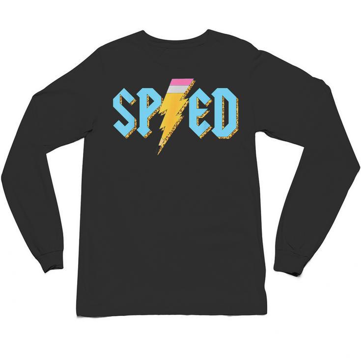 Special Education SPED Rocks Teacher Back To School Rock Unisex Long Sleeve T-Shirt