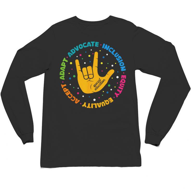 Special Education Teacher Inspirational SPED Teachers Autism Unisex Long Sleeve T-Shirt