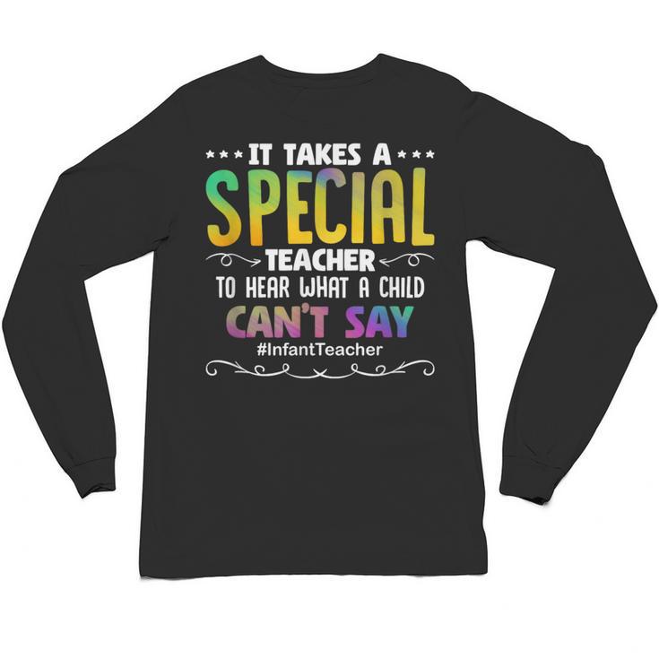 Special Teacher Daycare School Childcare Infant Teacher Unisex Long Sleeve T-Shirt