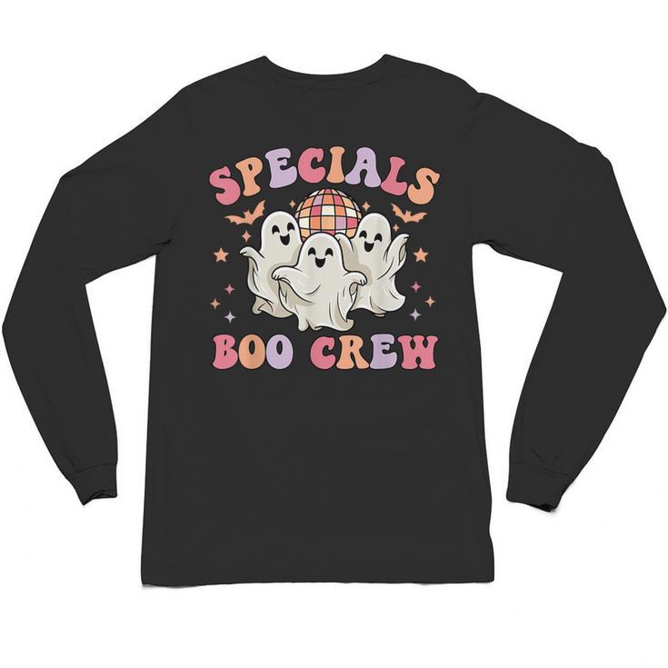 Specials Boo Crew Art Music Pe Tech Teacher Ghost Halloween Unisex Long Sleeve T-Shirt