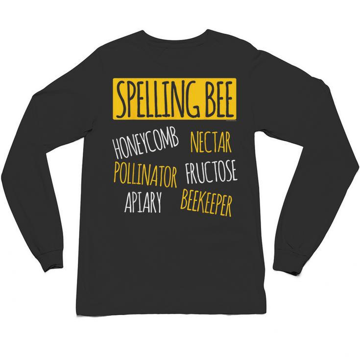 Spelling Bee Halloween Pun Costume Beekeeper Teacher Unisex Long Sleeve T-Shirt