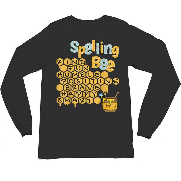 Spelling Bee Kind Positive Kindness Women Teacher Unisex Long Sleeve T-Shirt