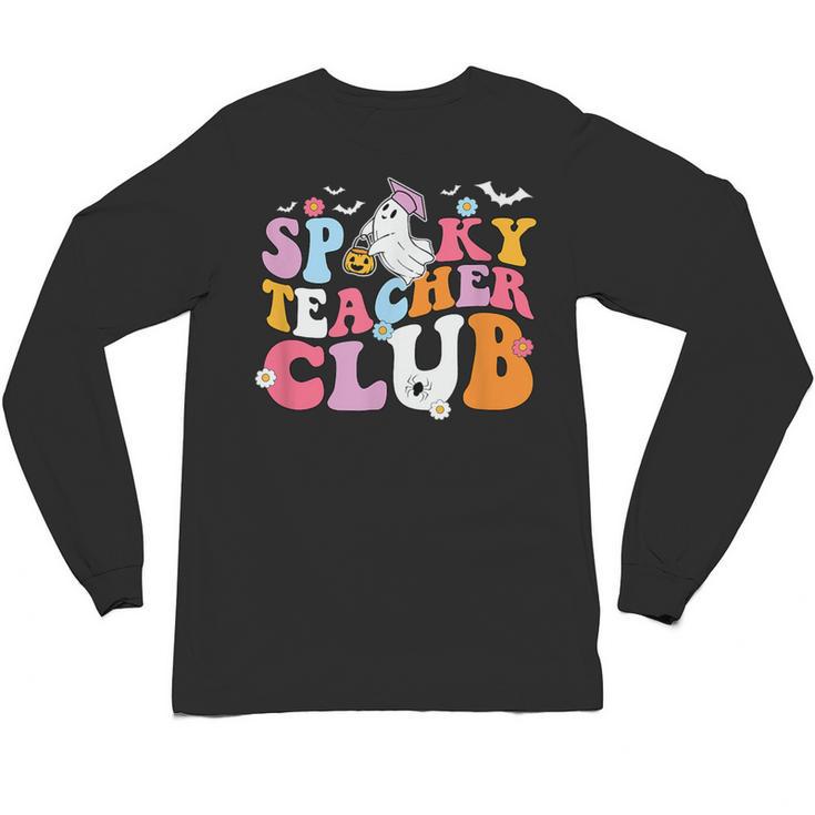 Spooky Teacher Club Halloween Unisex Long Sleeve T-Shirt