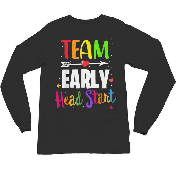 Teacher Early Childhood Education Preschool Head Start Crew Unisex Long Sleeve T-Shirt