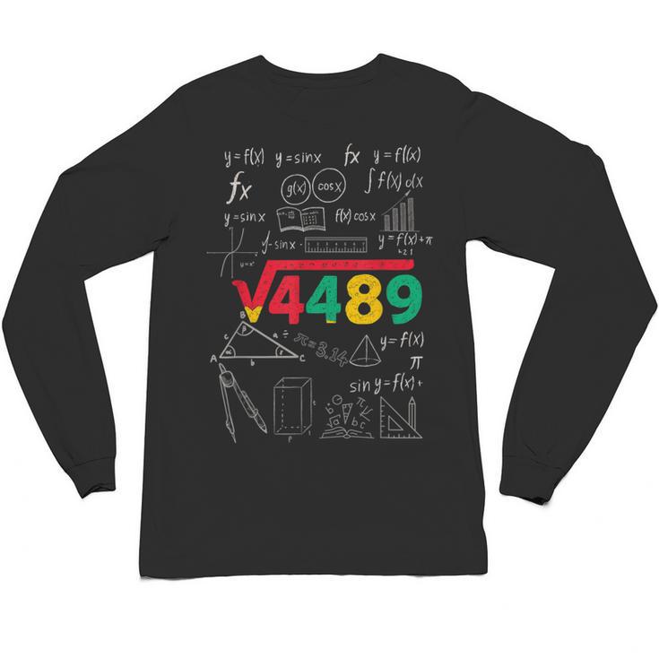 Teacher Math 67 Meme Square Root 4489 Slang Six Seven Unisex Long Sleeve T-Shirt
