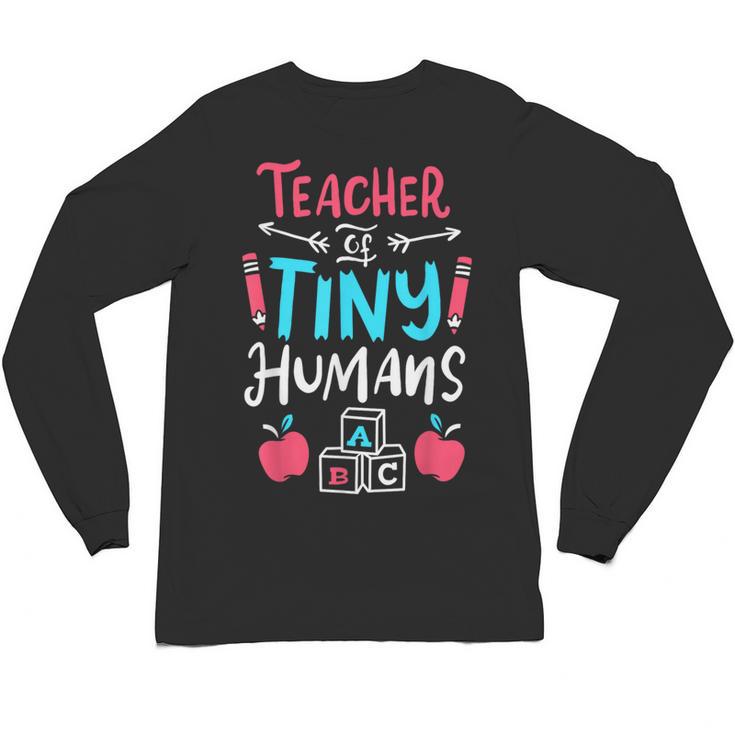 Teacher Preschool Pre K Kindergarten Unisex Long Sleeve T-Shirt