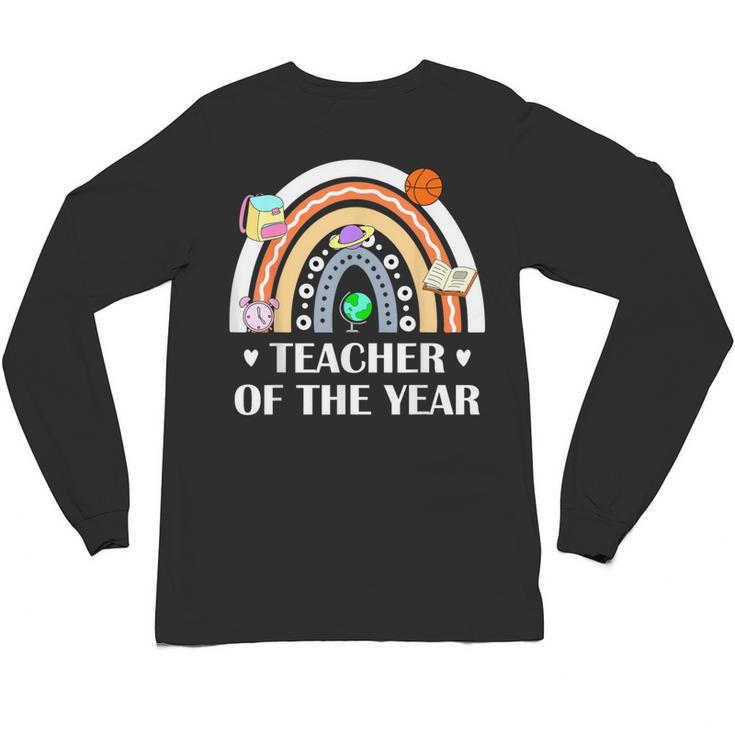 Teacher Of The Year Best Teacher Ever Men Women Unisex Long Sleeve T-Shirt