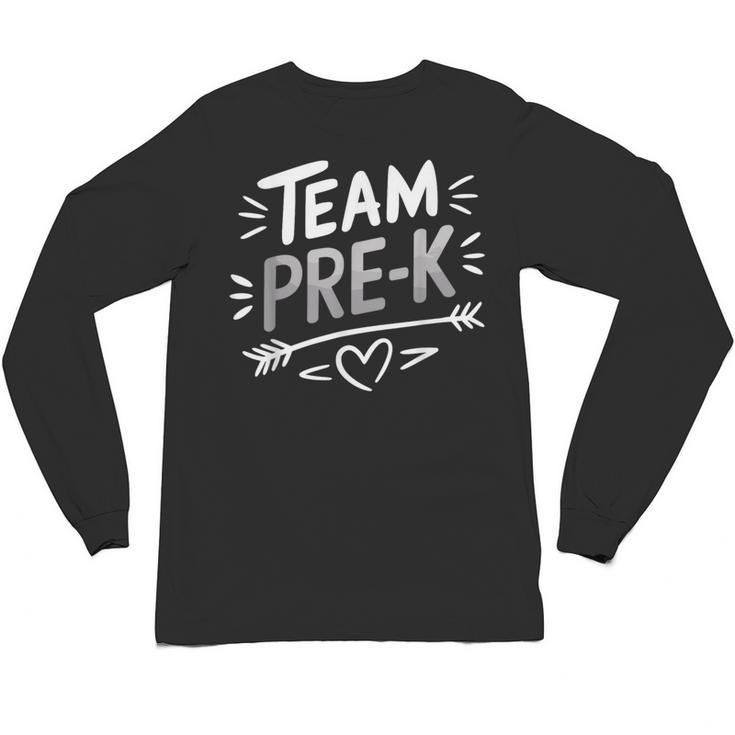 Team Pre K T Shirt Fun For Kids And Teachers Unisex Long Sleeve T-Shirt, trending gift Team Pre K T Shirt Fun For Kids And Teachers Unisex Long Sleeve T-Shirt, trending gift