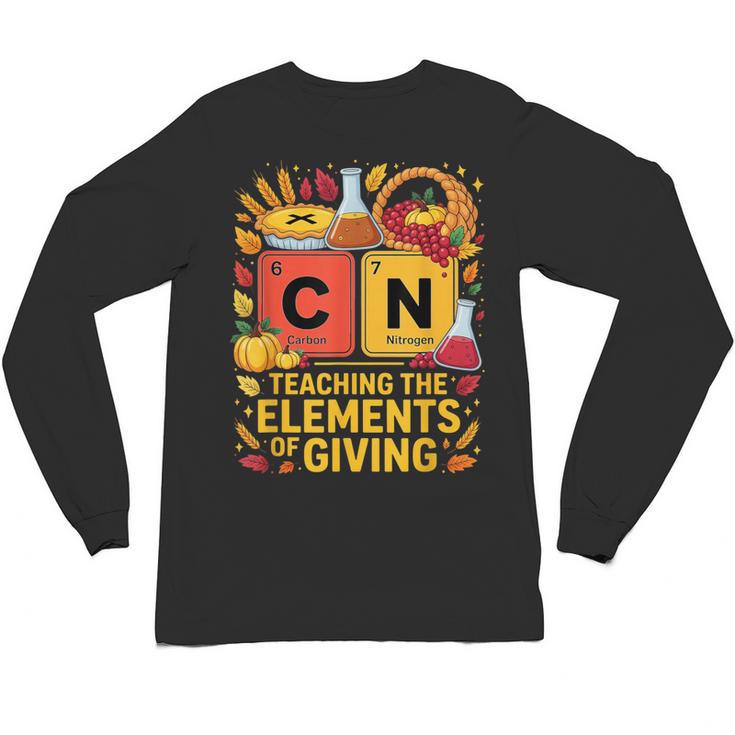 Thanksgiving 67 Meme Science Teacher Periodic Table Women Unisex Long Sleeve T-Shirt