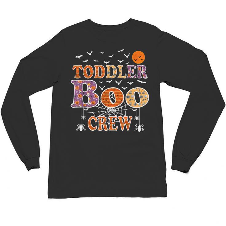 Toddler Boo Crew Halloween Daycare Teacher Kids Unisex Long Sleeve T-Shirt