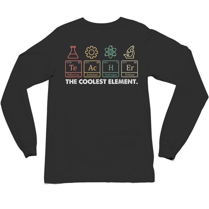 Vintage The Coolest Element Periodic Table Chemist Teacher Unisex Long Sleeve T-Shirt