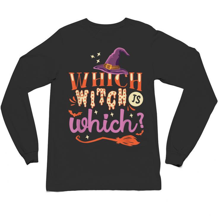 Which Witch Is Which Halloween English Teacher Unisex Long Sleeve T-Shirt