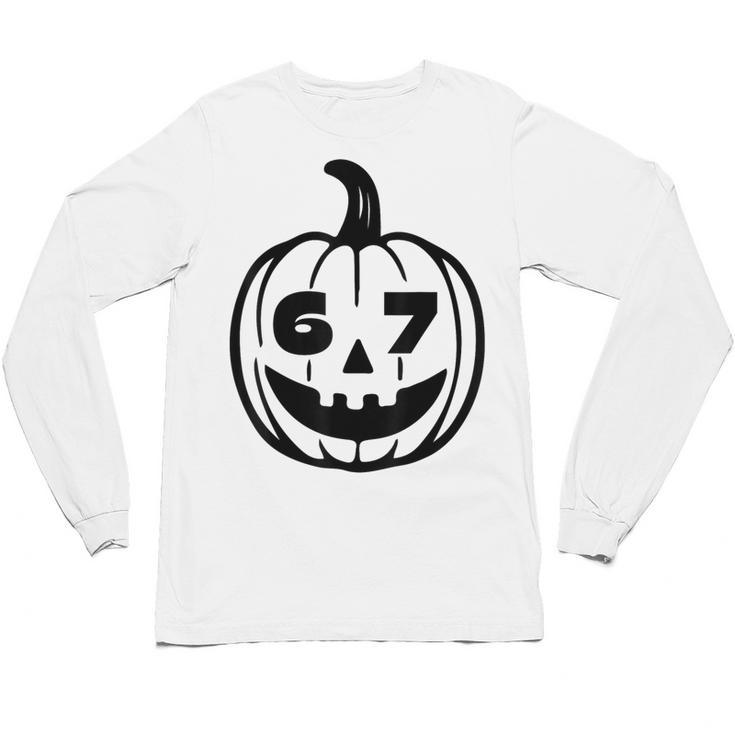 67 Halloween Costume For Students Teachers Brainrot Meme Unisex Long Sleeve T-Shirt