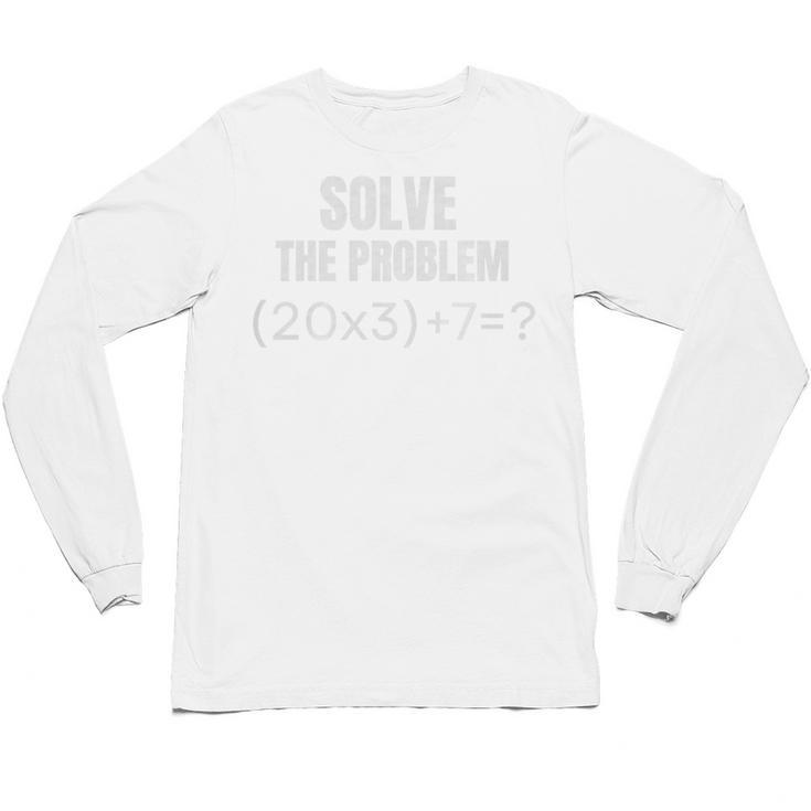 67 Meme PEMDAS Elementary Math Teacher Joke Brainrot Premium Tri-Blend Unisex Long Sleeve T-Shirt