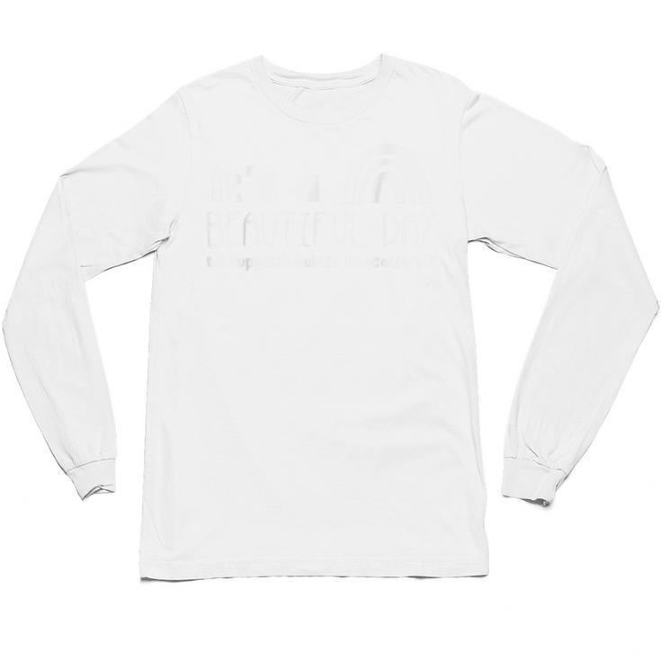 Beautiful Day To Support Public Education Teacher Red For Ed Unisex Long Sleeve T-Shirt