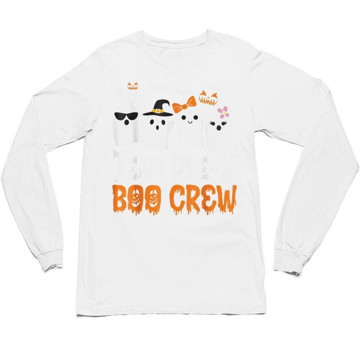 Cute Ghost Team Pre K Boo Crew Halloween Teacher Student Unisex Long Sleeve T-Shirt, trending gift Cute Ghost Team Pre K Boo Crew Halloween Teacher Student Unisex Long Sleeve T-Shirt, trending gift