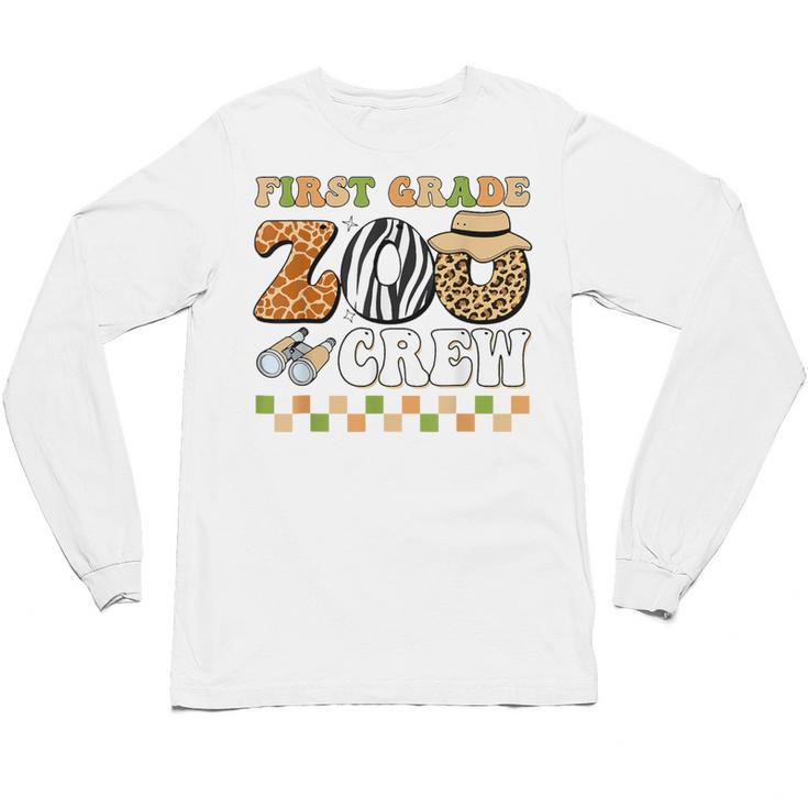 Field Zoo Trip Teacher First Grade Crew Back To School Unisex Long Sleeve T-Shirt