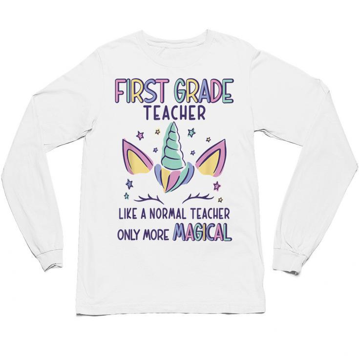 First Grade Teacher Definition Unisex Long Sleeve T-Shirt