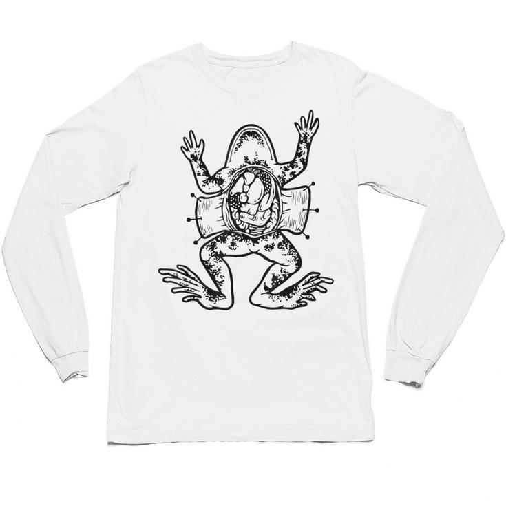 Frog Dissection Biology Anatomy Lab Science Teacher Unisex Long Sleeve T-Shirt